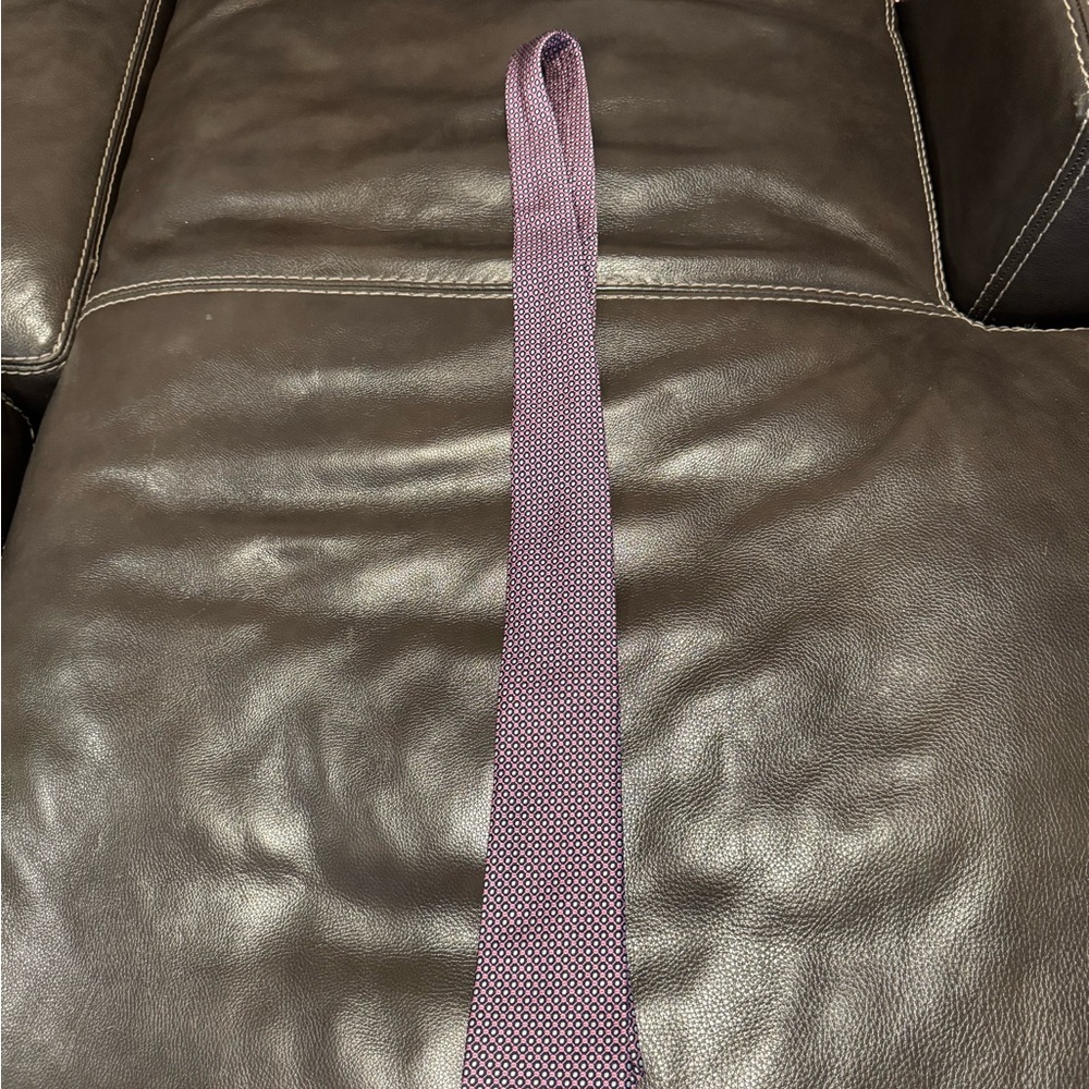 Nordstrom Pink and Black Geometric Tie